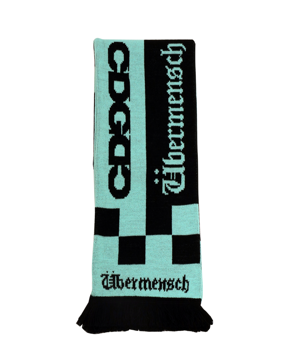 CDG x G-DRAGON Übermensch CHECKERED STOLE MINT / BLACK