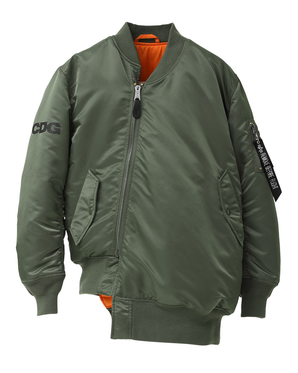 ジャケット・アウター CDG ALPHA BIAS MA-1 JACKET XL CDG ALPHA BIAS MA-1 JACKET L 2024-25AW