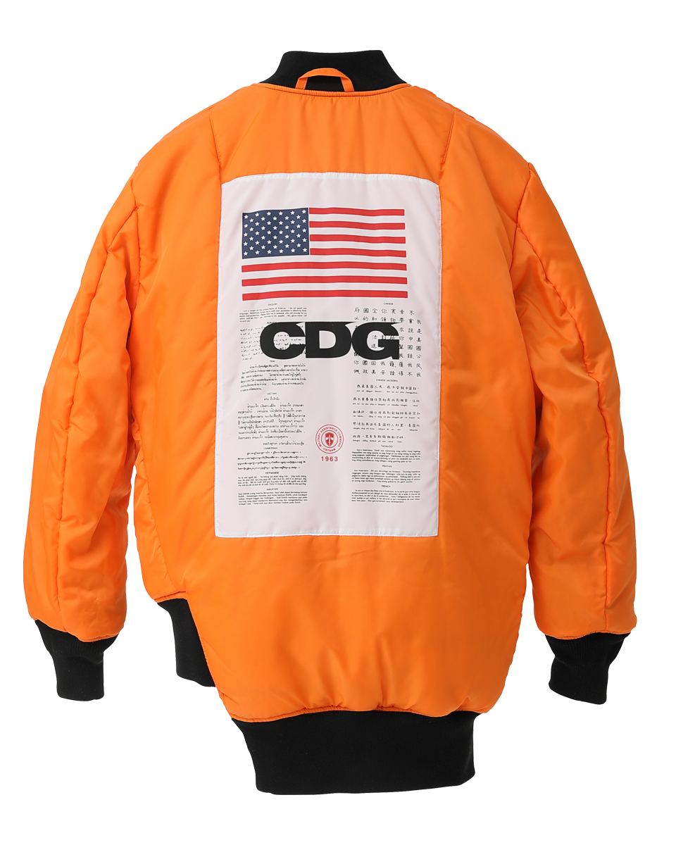 コムデギャルソン CDG ALPHA BIAS MA-1 JACKET L CDG x ALPHA BIAS MA-1 JACKET