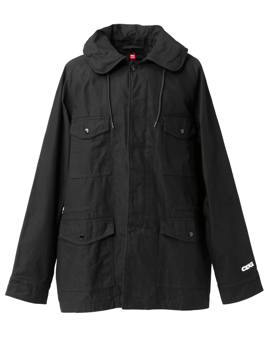 CDG x ALPHA INDUSTRIES AIR FORCE FIELD JACKET - CDG BY COMME des CDG x ALPHA INDUSTRIES AIR FORCE FIELD JACKET - CDG BY COMME des