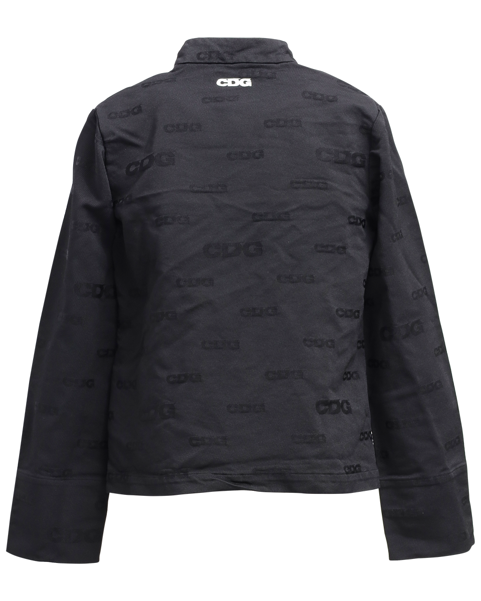 CDG POLYESTER JACQUARD GARMENT TREATED CHINA JACKET - CDG BY COMME CDG POLYESTER JACQUARD GARMENT TREATED CHINA JACKET - CDG BY COMME