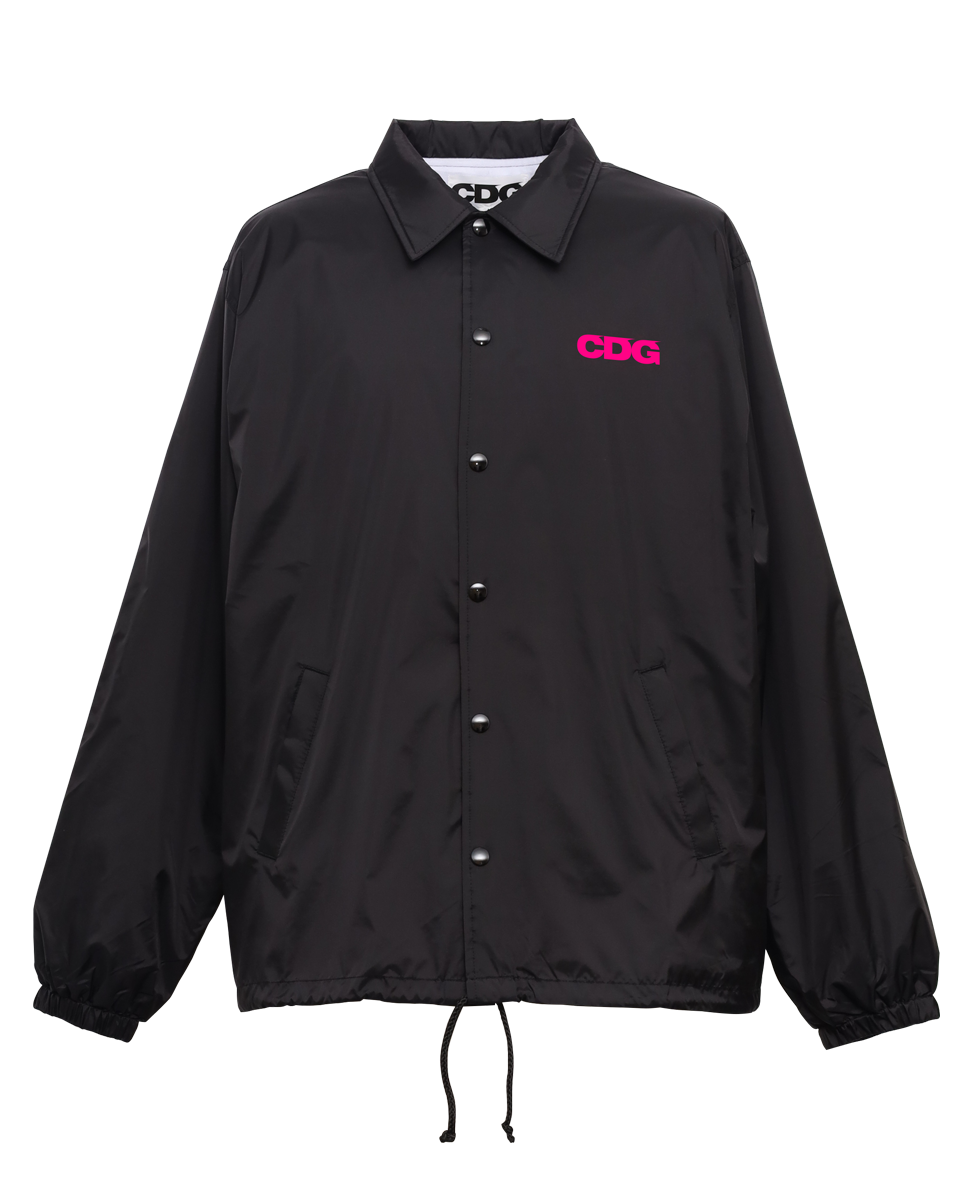 PINK LOGO COACH JACKET5
