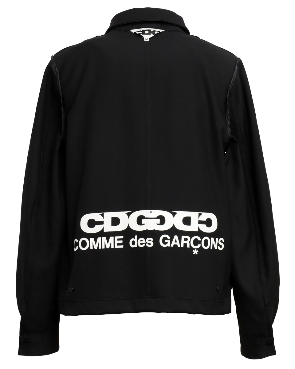CDG WOOL GABARDINE CLASSIC BLOUSON - CDG BY COMME des GARÇONS CDG WOOL GABARDINE CLASSIC BLOUSON - CDG BY COMME des GARÇONS
