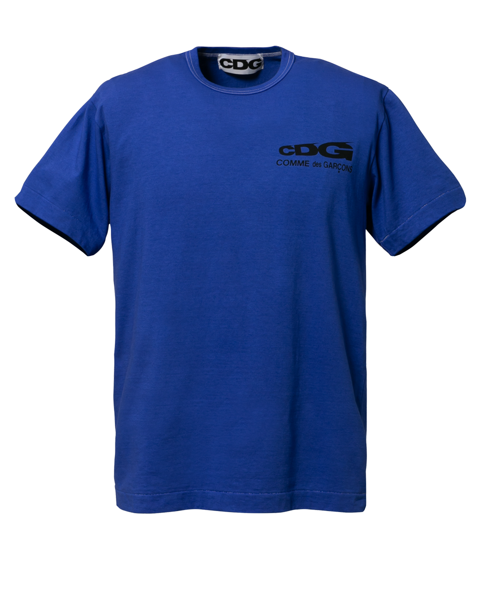 Cdg blue t shirt sales