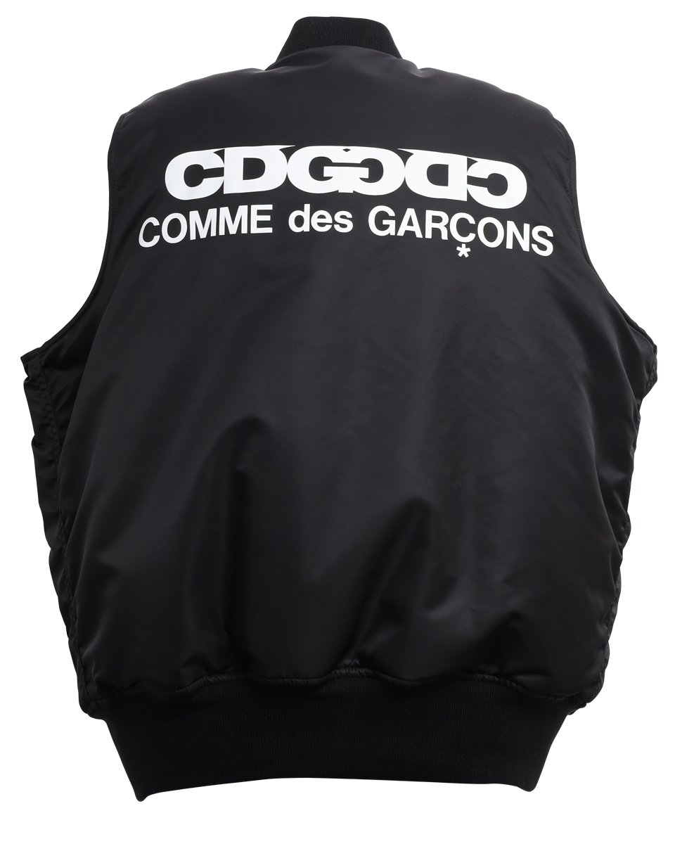 CDG x ALPHA INDUSTRIES MA-1 VEST - CDG BY COMME des GARÇONS CDG x ALPHA INDUSTRIES MA-1 VEST - CDG BY COMME des GARÇONS