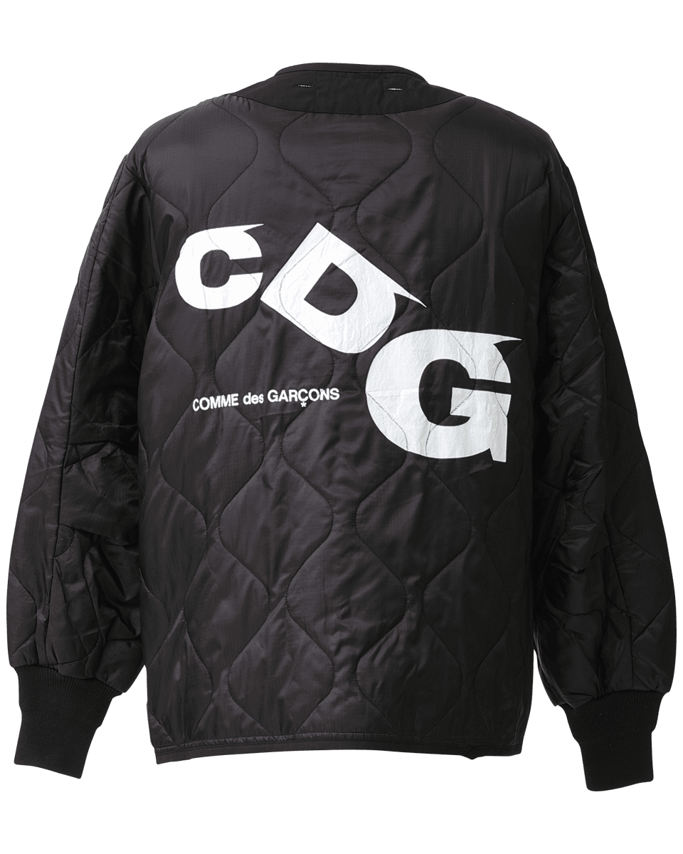CDG x ALPHA LINER JACKET Lサイズ ブラック 22AW ALPHA LINER JACKET - CDG BY COMME des GARÇONS OFFICIAL