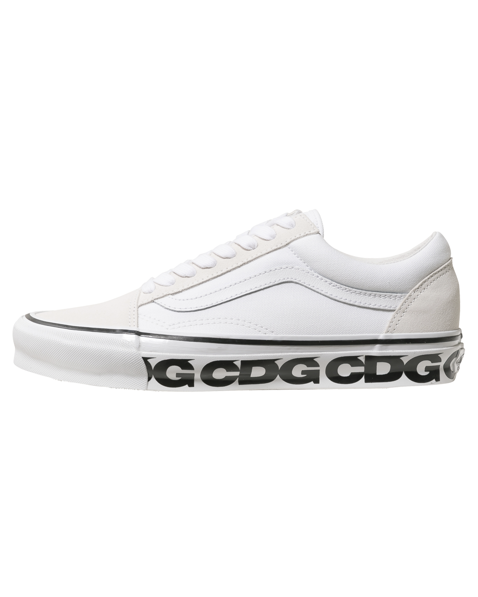 限定コラボ【Comme des Garcons 】Vans Old Skool LX White CDG x VANS OLD SKOOL LX WHITE