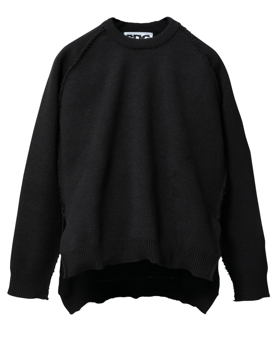 OUTSIDE SEAM LONG BACK PULLOVER - CDG BY COMME des GARÇONS OUTSIDE SEAM LONG BACK PULLOVER - CDG BY COMME des GARÇONS