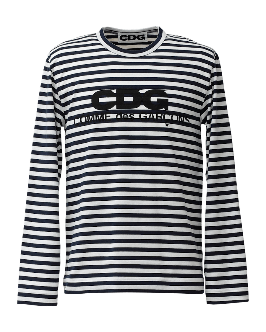 CdG HOMME AD2009 Striped L/S Shirt Comme Des Garcons Homme Ad2009