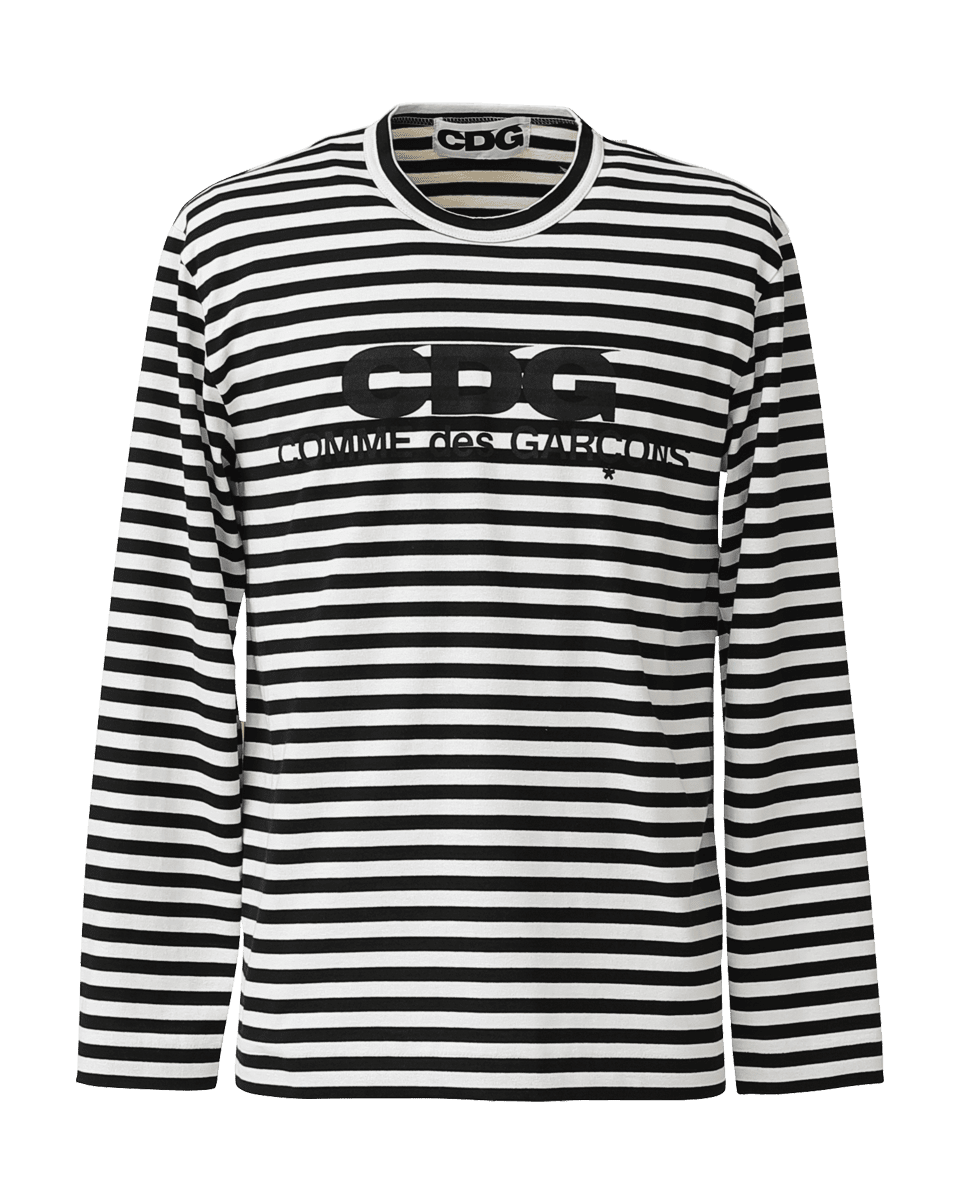 Cdg stripe best sale