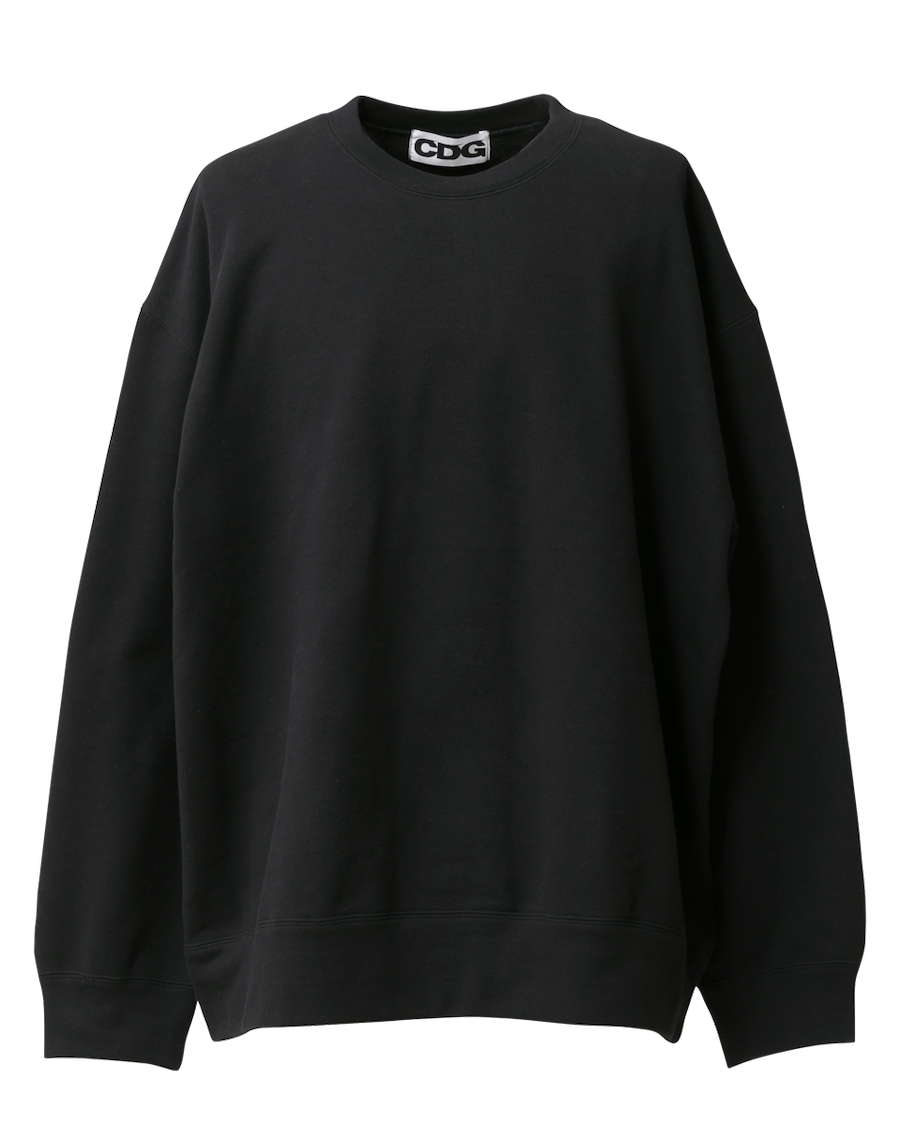 CDG OVERSIZED CREW NECK SWEATSHIRT - CDG BY COMME des GARÇONS CDG OVERSIZED CREW NECK SWEATSHIRT - CDG BY COMME des GARÇONS