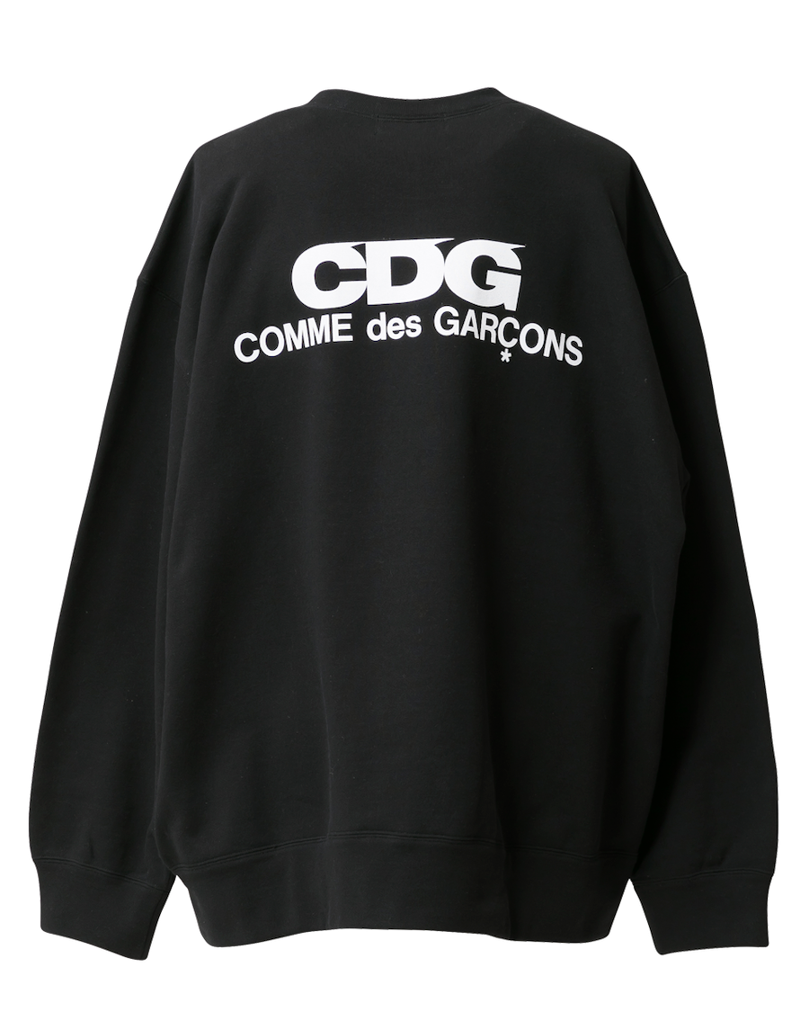 CDG OVERSIZED CREW NECK SWEATSHIRT - CDG BY COMME des GARÇONS CDG OVERSIZED CREW NECK SWEATSHIRT - CDG BY COMME des GARÇONS