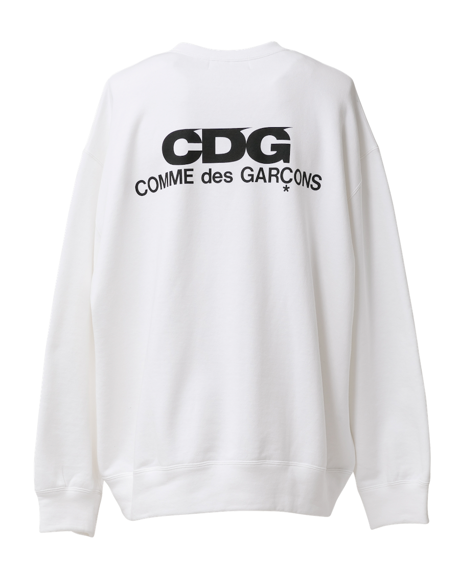 CDG × YI OVERSIZED LONGBACK SWEATSHIRT OVERSIZED SWEATSHIRT